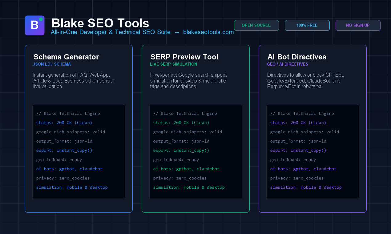 Blake SEO Tools